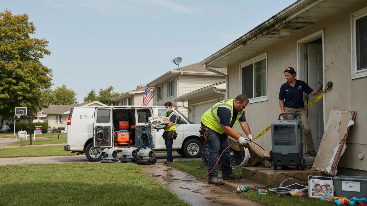 Water Damage Restoration in Thornton, IL near me
